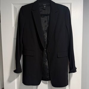 Victoria's Secret Black Single-Button Blazer